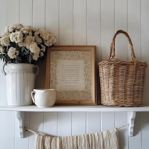 Lamentations 3 Scripture Art Print: Vintage Christian Home Decor (Digital Download image 7