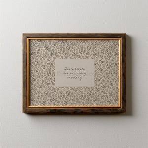 Lamentations 3 Scripture Print: Vintage Floral Christian Home Decor (Digital Download image 11