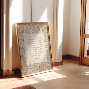 Lamentations 3 Scripture Art Print: Vintage Christian Home Decor (Digital Download image 5