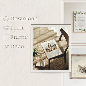 Lamentations 3 Scripture Print: Vintage Floral Christian Home Decor (Digital Download image 7