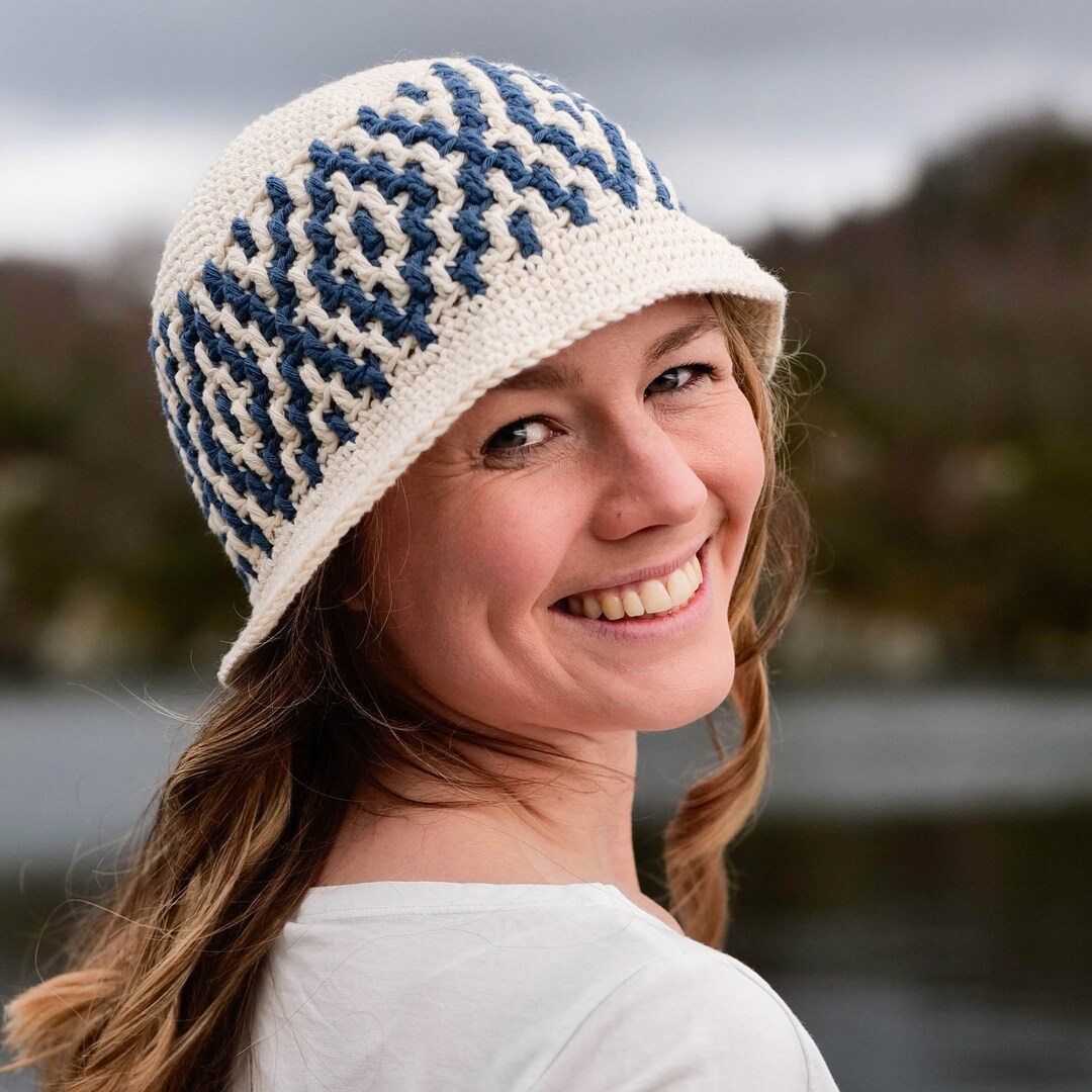 Crochet Easy Summer Bucket Hat Pattern DIY Sun Hat Beginner Etsy Canada