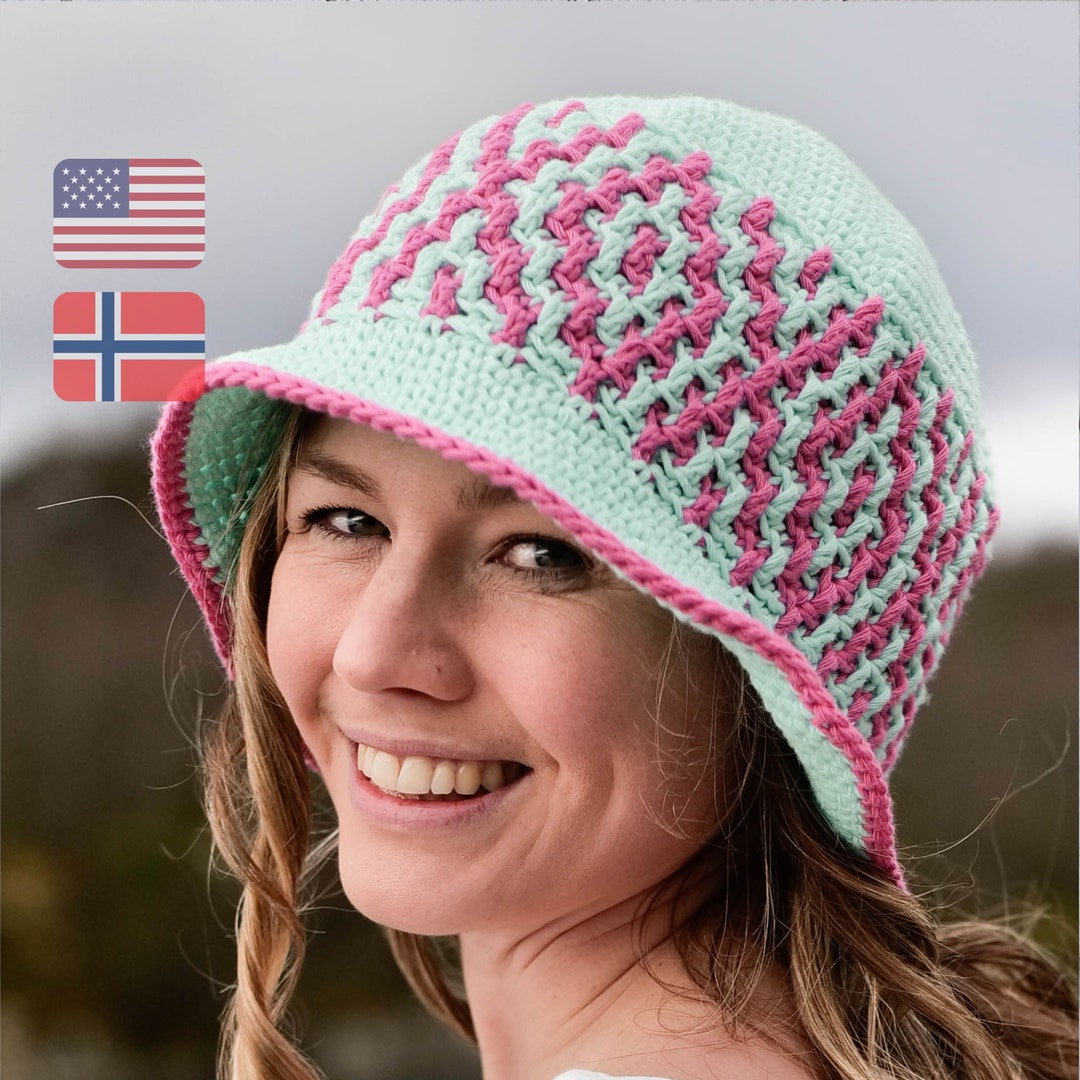 Crochet Easy Summer Bucket Hat Pattern DIY Sun Hat Beginner - Etsy