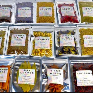 Ultimate Herb Kit • 80 + HERBS • Organic herb bundle • Ritual Herbs • Herbal Tea • Herb Bundle • Witchy Herbs • Apothecary • Spell Herbs