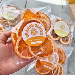 Orange Slices • Dried/Dehydrated Orange Slices • Orange Slices for Crafts, Drinks, Soaps, Decor • Hand Cut