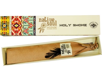 Native Soul Holy Smoke Incense | Native Soul | Smudge Sticks | Premium Incense | Metaphysical | Reiki