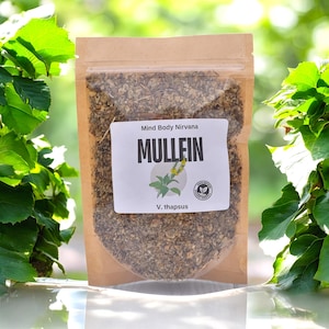 Mullein • 100% Natural and Organic • Organic Dried Herbs • Herbal Tea • Premium Grade • Dried Mullein