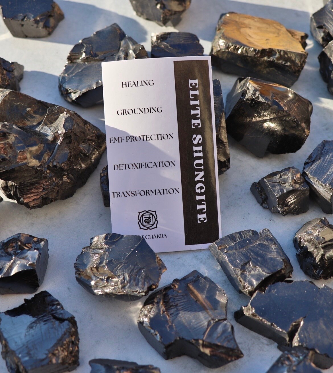 Elite Noble Shungite - Tumbled (Large