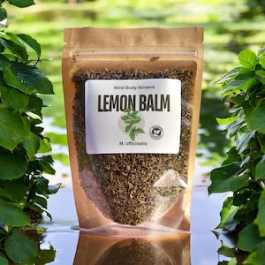 Lemon Balm • 100% Natural and Organic • Organic Dried Herbs • Herbal Tea • Premium Grade