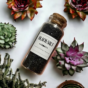 Black salt • Handmade • House Protection • Ritual Salt • Repel Negative Energy • Protection • Banishing • Casting • Wicca
