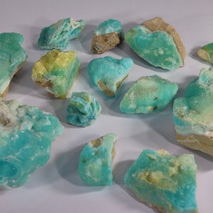 Blue Aragonite | Raw Blue Aragonite | Crystal Healing | Healing Crystals | Raw Specimen | Super High Quality