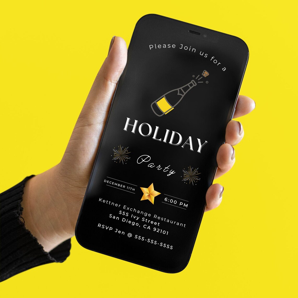Corporate Invitation Holiday Party Corporate Invitation Etsy