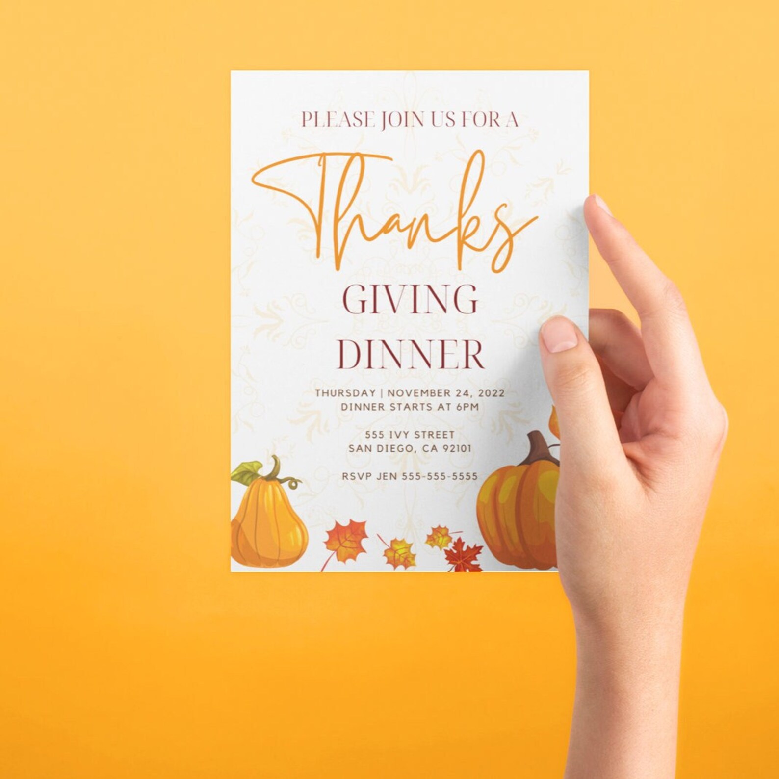 Thanksgiving Invitation Template Word Free Thanksgiving Invitation Template Word Free