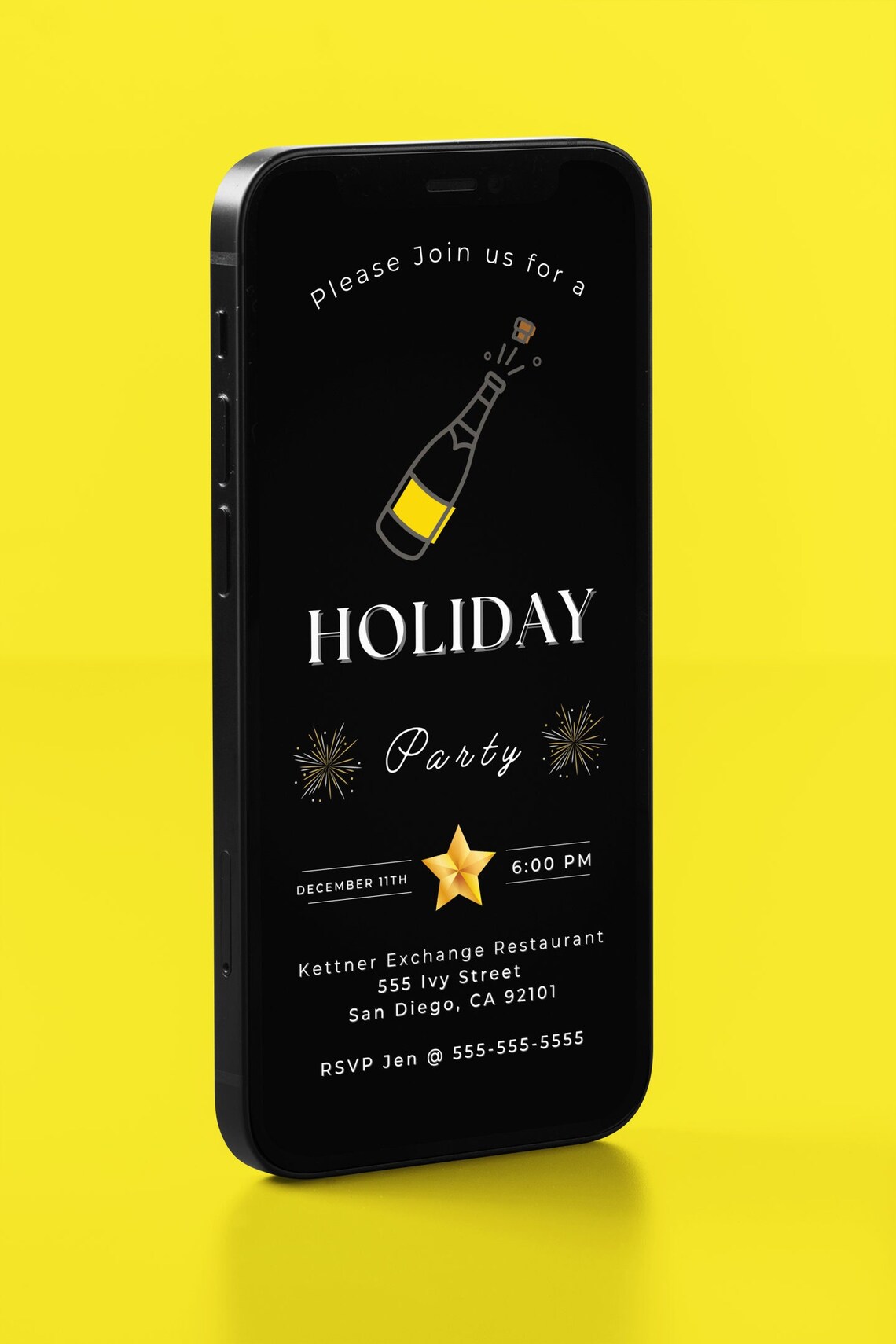 Corporate Invitation Holiday Party Corporate Invitation Etsy