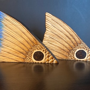 Redfish/ Red Drum woodburned art with free personalization