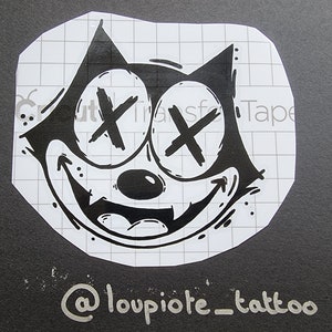 stickers moyens felix le chat personnalisable customizable