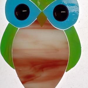 Precut Stained Glass Owl Kit. “Watcher of the Woods”
