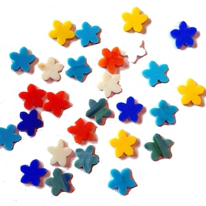 Precut 96 COE Flower shaped fusible glass