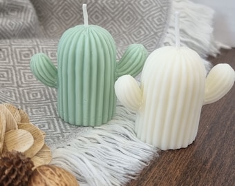 Cactus Candle | Beeswax and Coconut Wax | Hand Poured Candle | Eco-Friendly | Housewarming Gift | Decorative Candle | Accessories & Decor