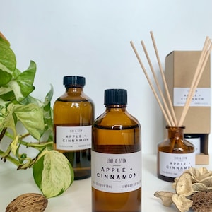 Ricarica di olio per diffusore di giunchi / 100 ml o 200 ml / Ecologico / Fragranza per la casa di lunga durata / Fragranza di lusso / Regalo fatto a mano / Decorazione non tossica