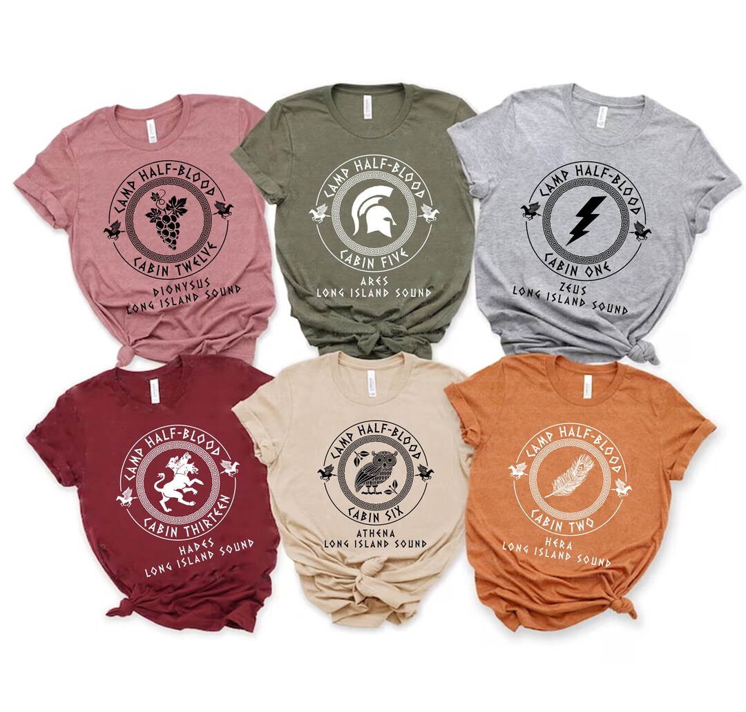 Custom Camp Halfblood Shirts Custom Percy Jackson Shirts Etsy