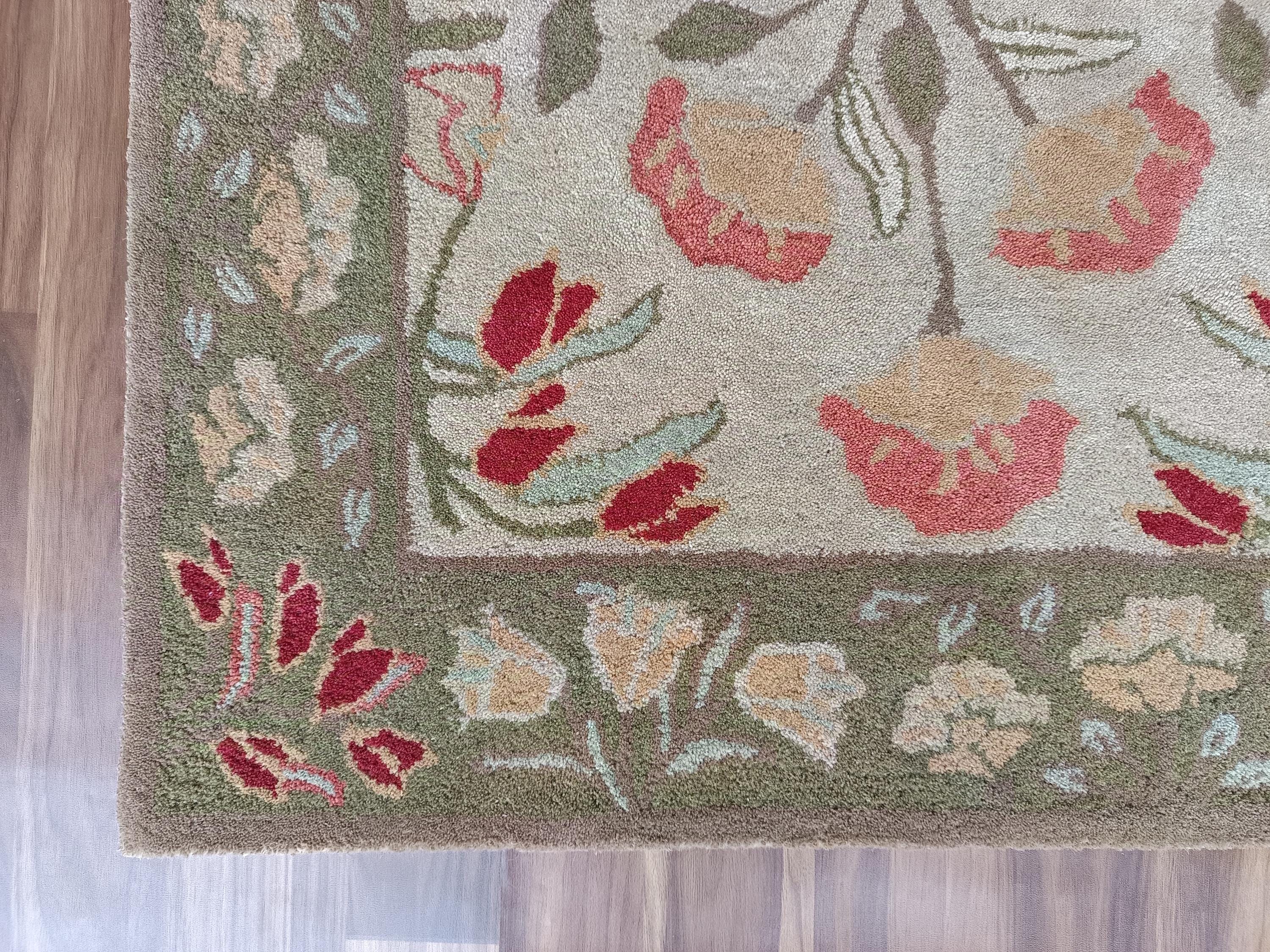 Adeline Rug PB Adeline Traditional Oriental Style Handmade Tufted 100% Woolen Area ...