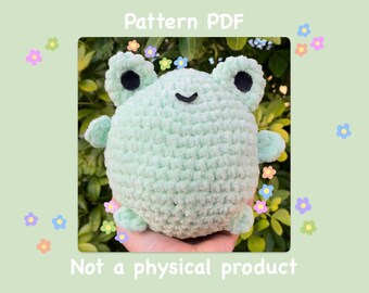 Crochet jumbo frog PATTERN