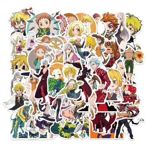 The Seven Deadly Sins by Nakaba Suzuki Anime Stickers. - Etsy