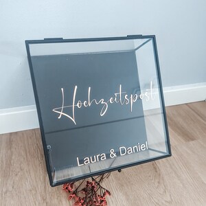 Aufkleber Hochzeitspost mit Personalisierung