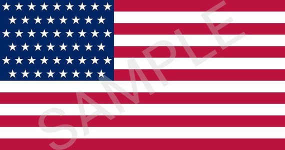51 States USA Flag (51 Estados EEUU Bandera) Puerto Rico - Etsy