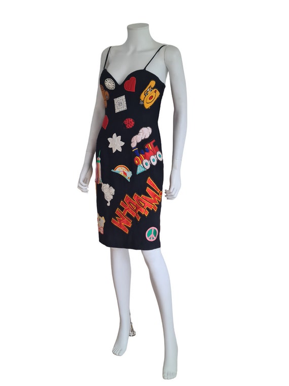 Moschino most iconic S/S 1994 "Whaam!" dress with… - image 4