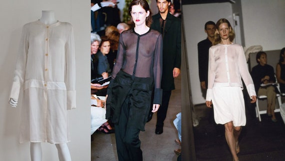 Helmut Lang museum-held S/S 2000 sensual tunic-co… - image 2