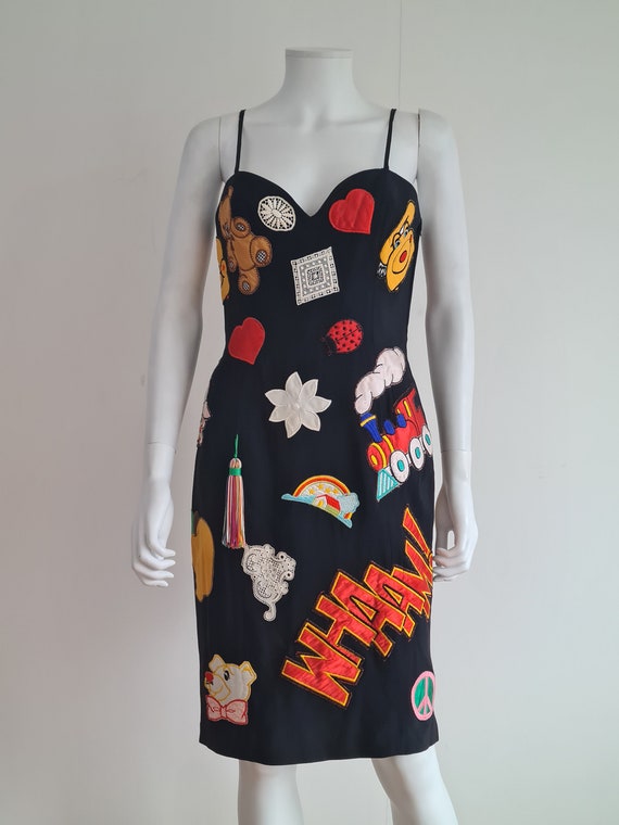 Moschino most iconic S/S 1994 "Whaam!" dress with… - image 3