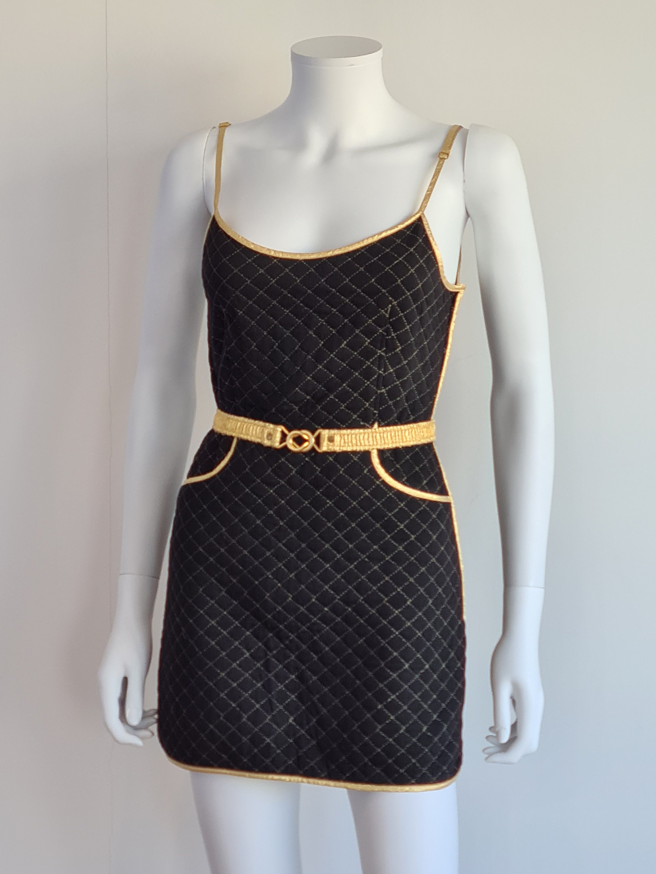 chanel slip dress