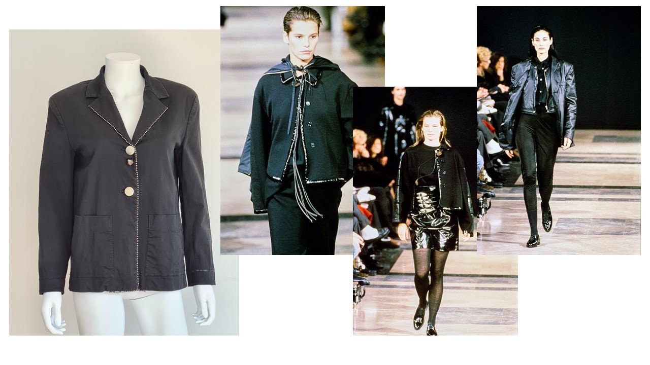 Very Rare Helmut Lang A/W 1989 Jacket - 80s Fashion - Etsy Very Rare Helmut Lang A/W 1989 Jacket - 80s Fashion - Etsy