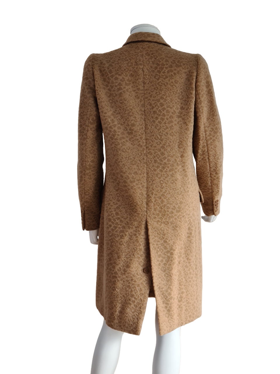 Helmut Lang A/W 2001 Leopard Pattern Luxury Alpaca Tailored