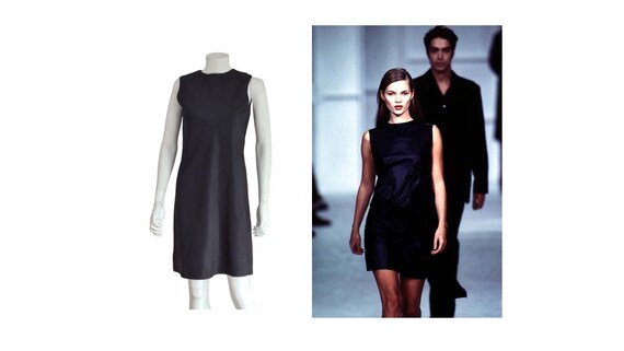 Helmut Lang S/S 1997 minimalist 60s style black s… - image 2