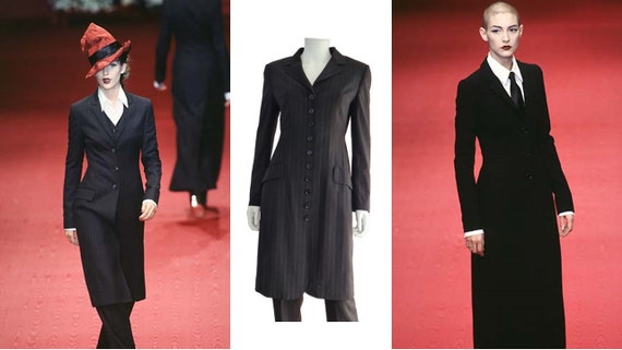 Dolce & Gabbana F/W 1997 “gangster Chic” Coat and Trousers