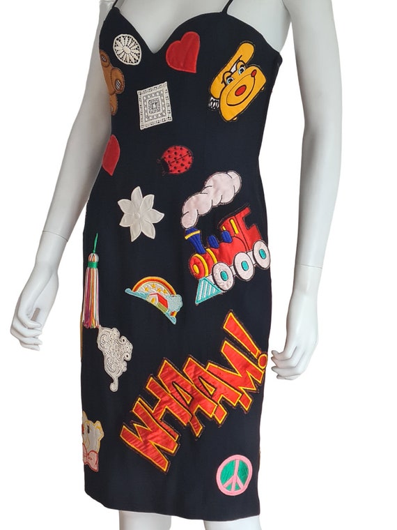 Moschino most iconic S/S 1994 "Whaam!" dress with… - image 8