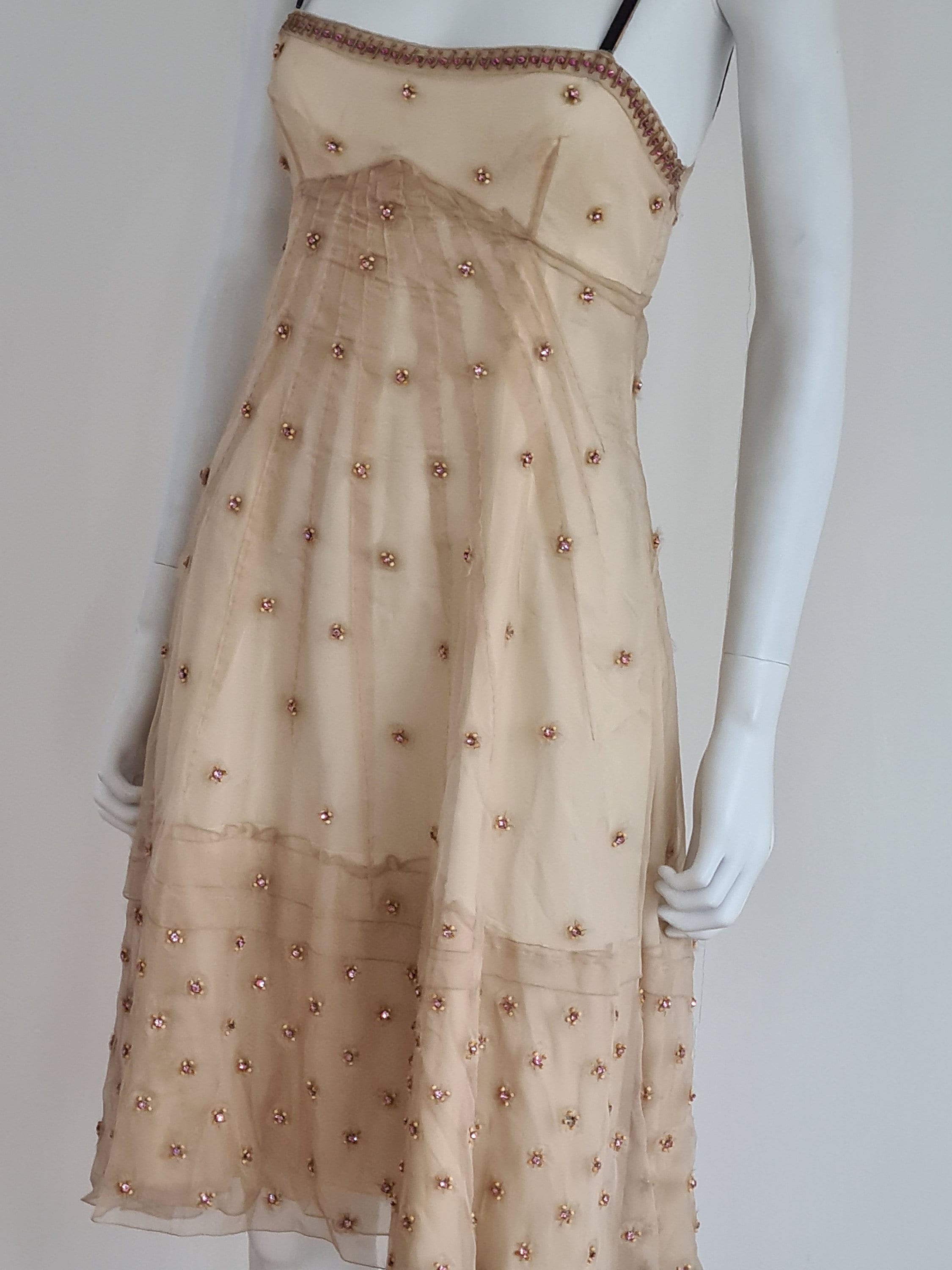 【プラダ・PRADA】Satin crepe slip dress Prada Long Crepe Satin Slip Dress - Bergdorf Goodman