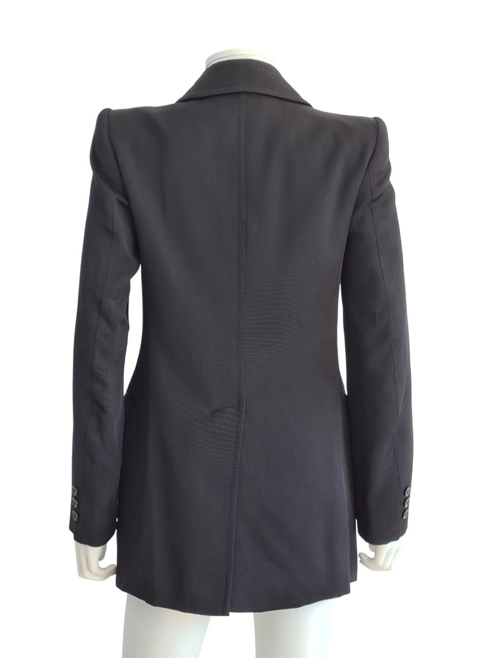 90's allegri designer by Martin Margiela Black boa coat