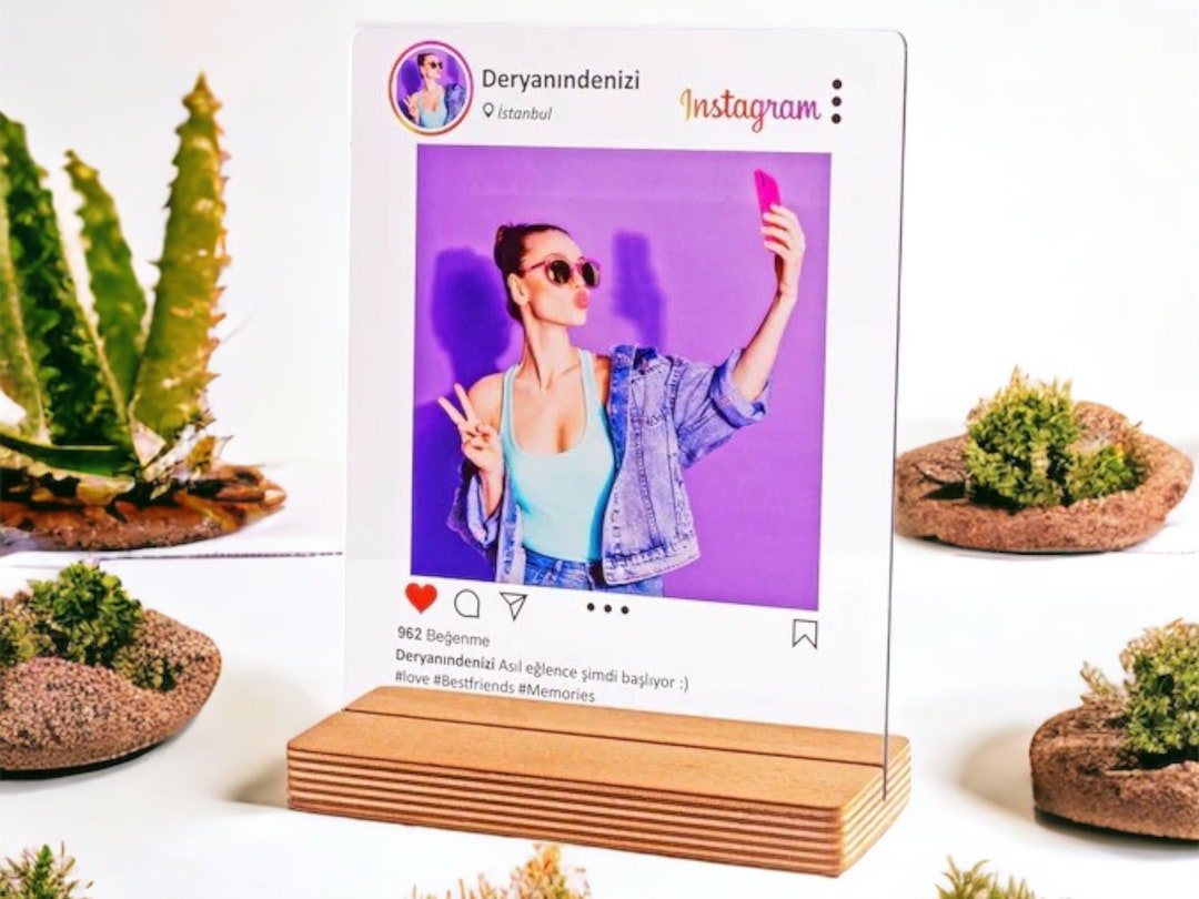 Design Yourself Personalized Photo Instagram Designed Desktop - Etsy