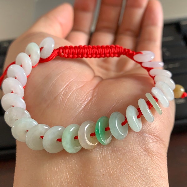 Jade Circle Pendant Etsy