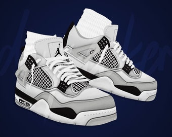 Air Jordan 4 Retro | Etsy Hong Kong