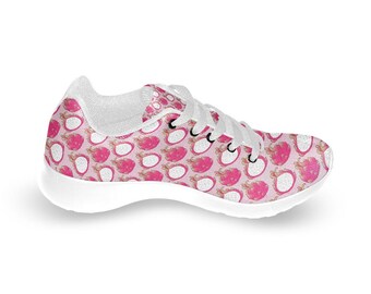 Pomegranates Fruit Printed Kids Sneakers, Boys Girls Trendy Fashion Shoes, Lightweight Casual Kids Outdoor Comfy Shoes, 14-26 Day Delivery