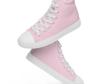 Pastel pink high top converse hot sale