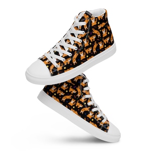 Tigers Animal Printed Canvas Shoes Men, Summer Beach Lace-Up Shoes, Comfortable Streetwear Canvas Sneakers, Big Cat Lover Gift for Him