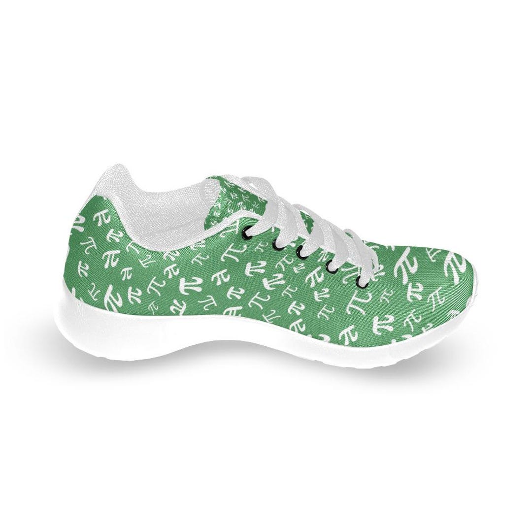 Math Pi Symbols Printed Kids Sneakers, Boys Girls Breathable Shoes ...