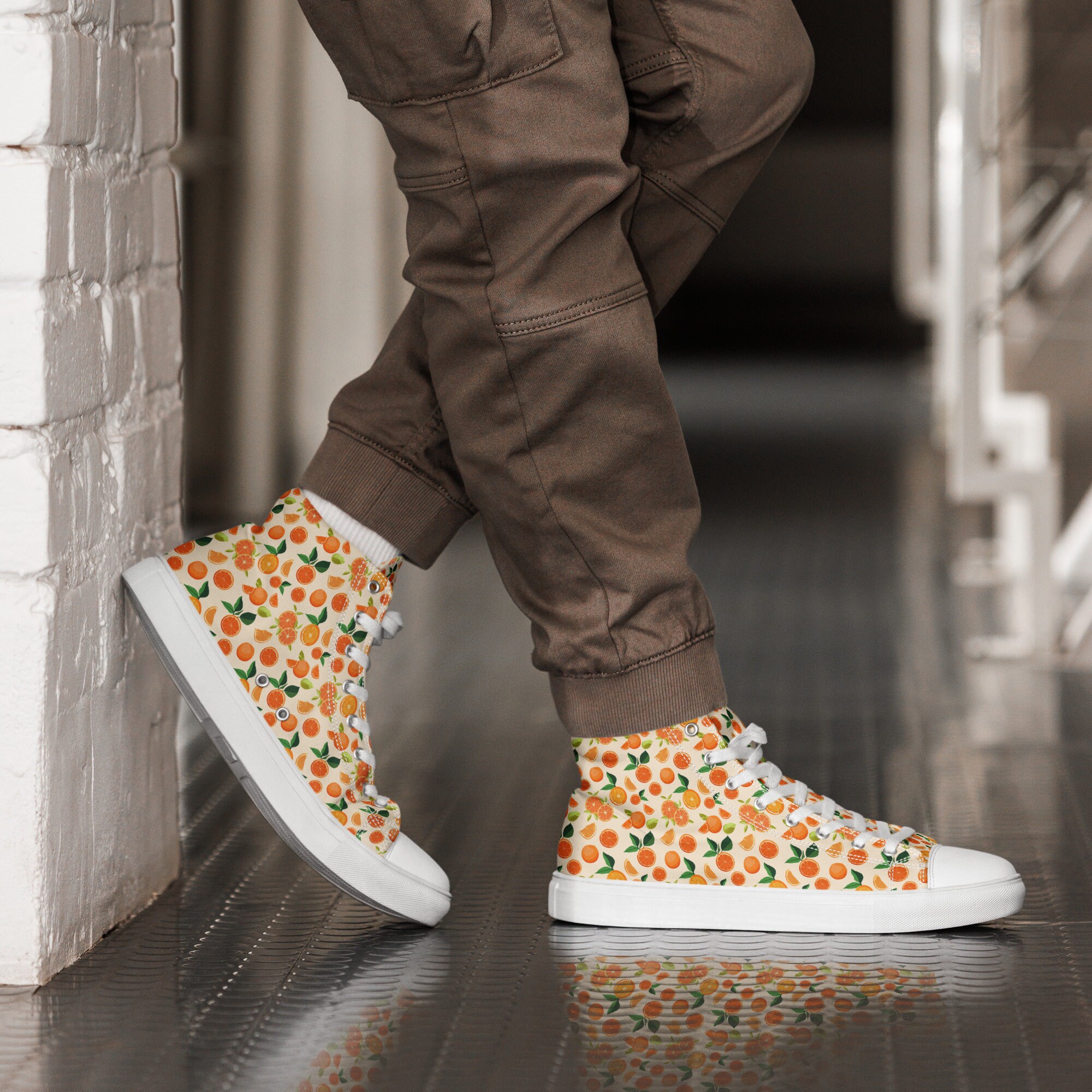 Citrus Oranges Fruit Printed Men