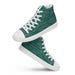 Pink Zig Zag Pineapple Print Men's High Top Shoes