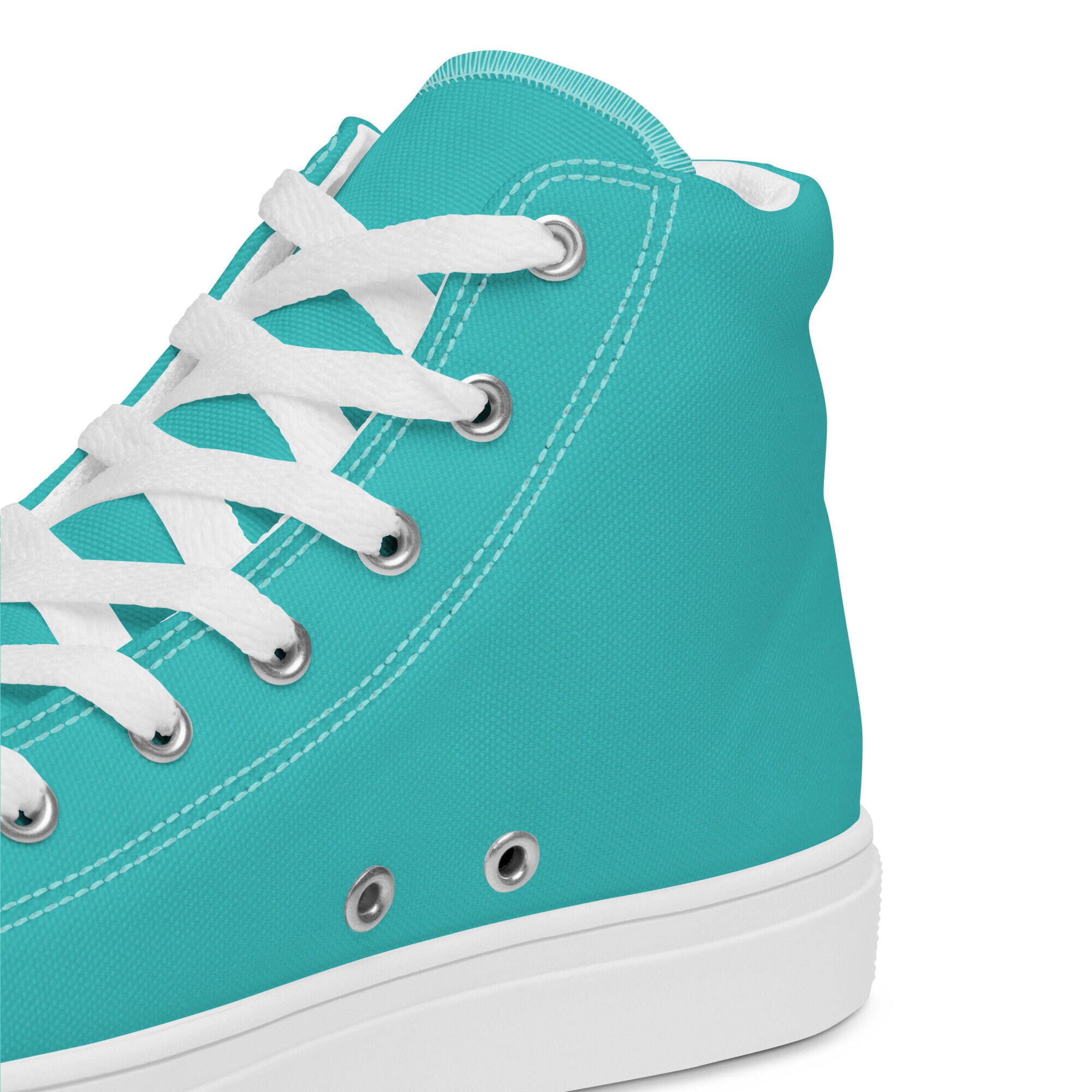 Solid Teal Printed Men display picture 3